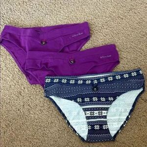 La vie en Rose Underwear Set in Purple and Navy